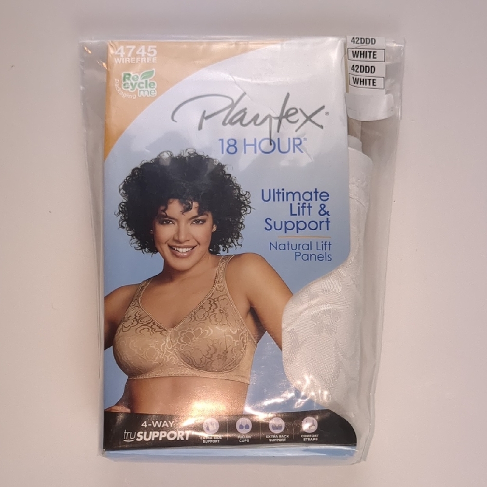 Playtex 18 Hour White Bra